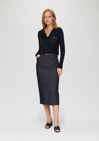 T-shirt s.Oliver BLACK LABEL en bleu