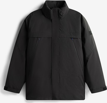 Tommy Hilfiger Big & Tall Talvitakki 'TECH' värissä musta: etupuoli