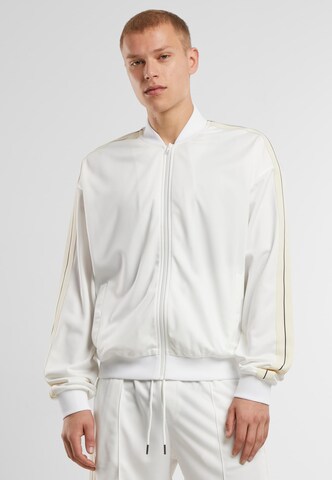 Giacca di felpa di Urban Classics in bianco: frontale