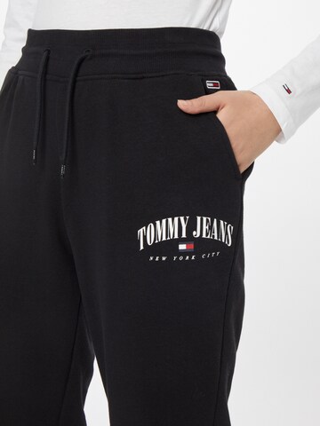 Tommy Jeans Tapered Pants 'Lala' in Black