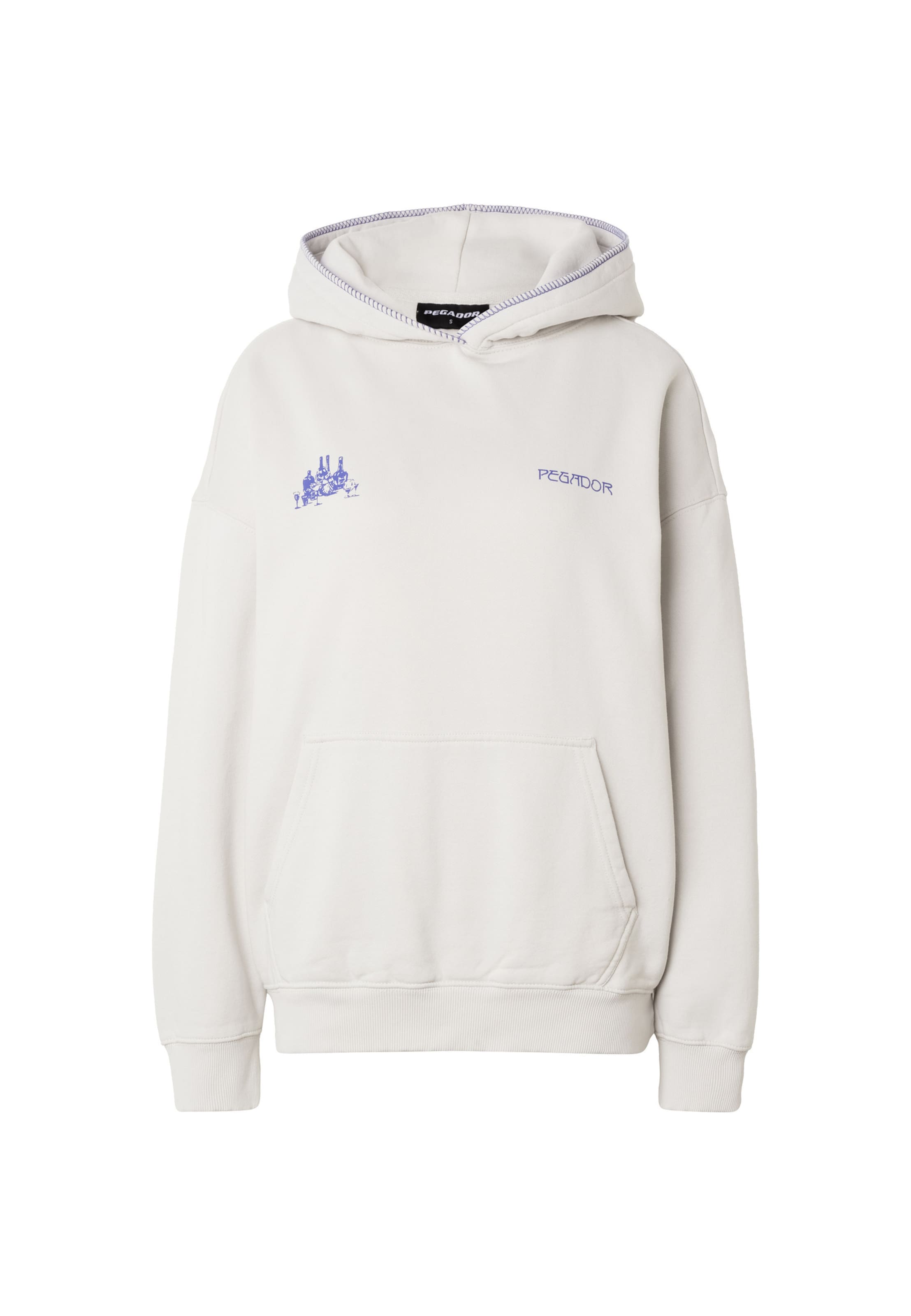 Pegador Sweatshirt 'Sigtuna' in Grijs: voorkant