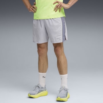 PUMA Regular Sportshorts 'Velocity 7' in Grau: Vorderseite