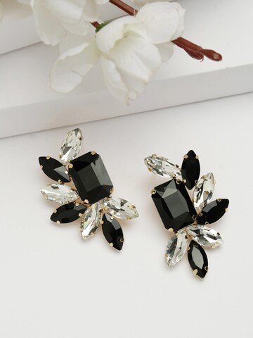 Boucles d'oreilles 'Lucia' AVANT-GARDE PARIS en noir