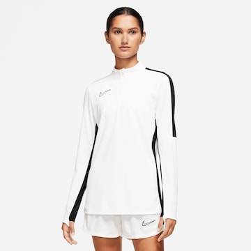 NIKE Sports sweatshirt 'Academy 23' in White: front