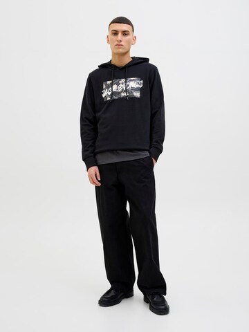 JACK & JONES Sweatshirt 'JJHawaii' i sort