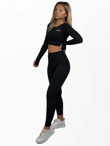 Maglia funzionale 'Scrunch' di Divina in nero