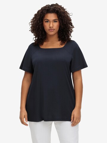 SHEEGO Shirt in Blauw: voorkant