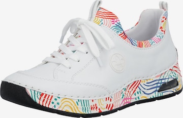 Rieker Låg sneaker i vit: framsida