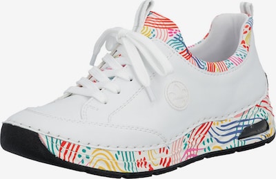Rieker Sneaker in jade / orangerot / weiß, Produktansicht