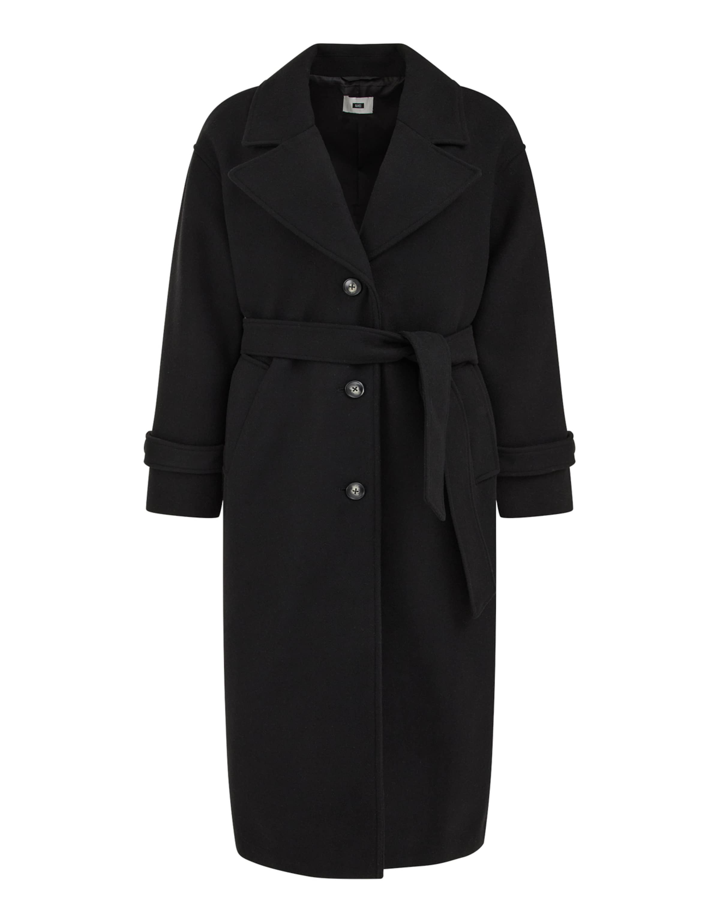 Cappotto di mezza stagione di WE Fashion in nero: frontale