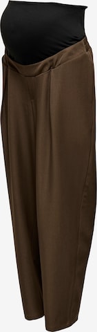 Barrel Pantaloni con pieghe 'OLMCALLY' di Only Maternity in marrone: frontale