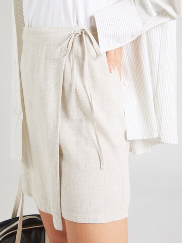 PIECES Skirt 'PCPIA' in Beige