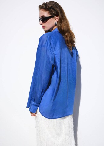 MANGO Bluse 'Jag' in Blau