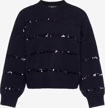 Pull-over 'Festive' faina en noir : devant