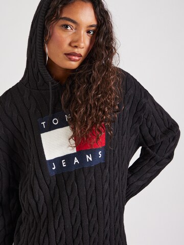 Tommy Jeans Úpletové šaty – černá