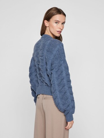 VILA Gebreid vest 'Chana' in Blauw