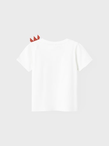 NAME IT - Camiseta 'MIK GIGANTOSAURUS' en blanco