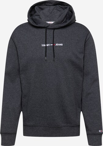 Tommy Jeans - Sweatshirt 'Essential' em preto: frente