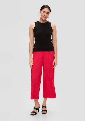 Wide leg Pantaloni di s.Oliver BLACK LABEL in rosa