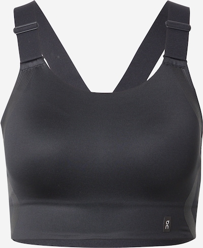 On Soutien-gorge de sport en noir, Vue avec produit