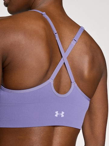 UNDER ARMOUR Бюстье Спортивный бюстгальтер 'Vanish' в Лиловый
