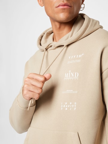 JACK & JONES Sweatshirt 'MIND' i beige