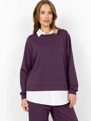 Maglietta ' BANU ' di Soyaconcept in lilla: frontale