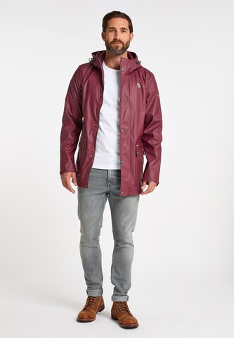 Schmuddelwedda Weatherproof jacket in Red