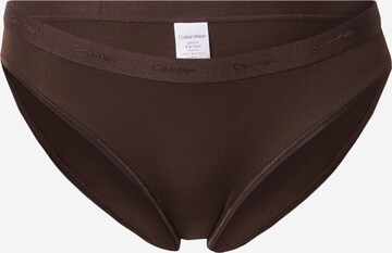 Slip Calvin Klein Underwear en marron : devant