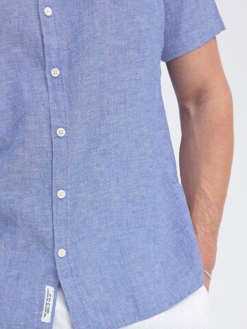 Casual Friday Regular fit Button Up Shirt ' CFAton ' in Blue
