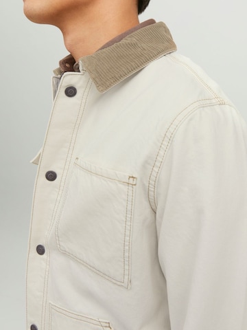 JACK & JONES Between-season jacket 'Steel' in Beige