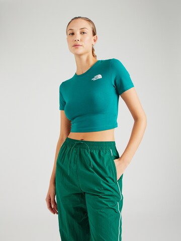 T-shirt THE NORTH FACE en vert : devant