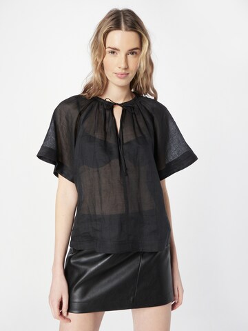 Banana Republic Blouse in Black: front