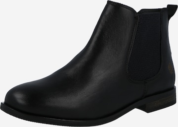 Apple of Eden Chelsea boots 'Manon' in Zwart: voorkant