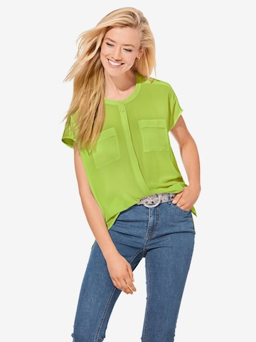 Camicia da donna di heine in verde: frontale