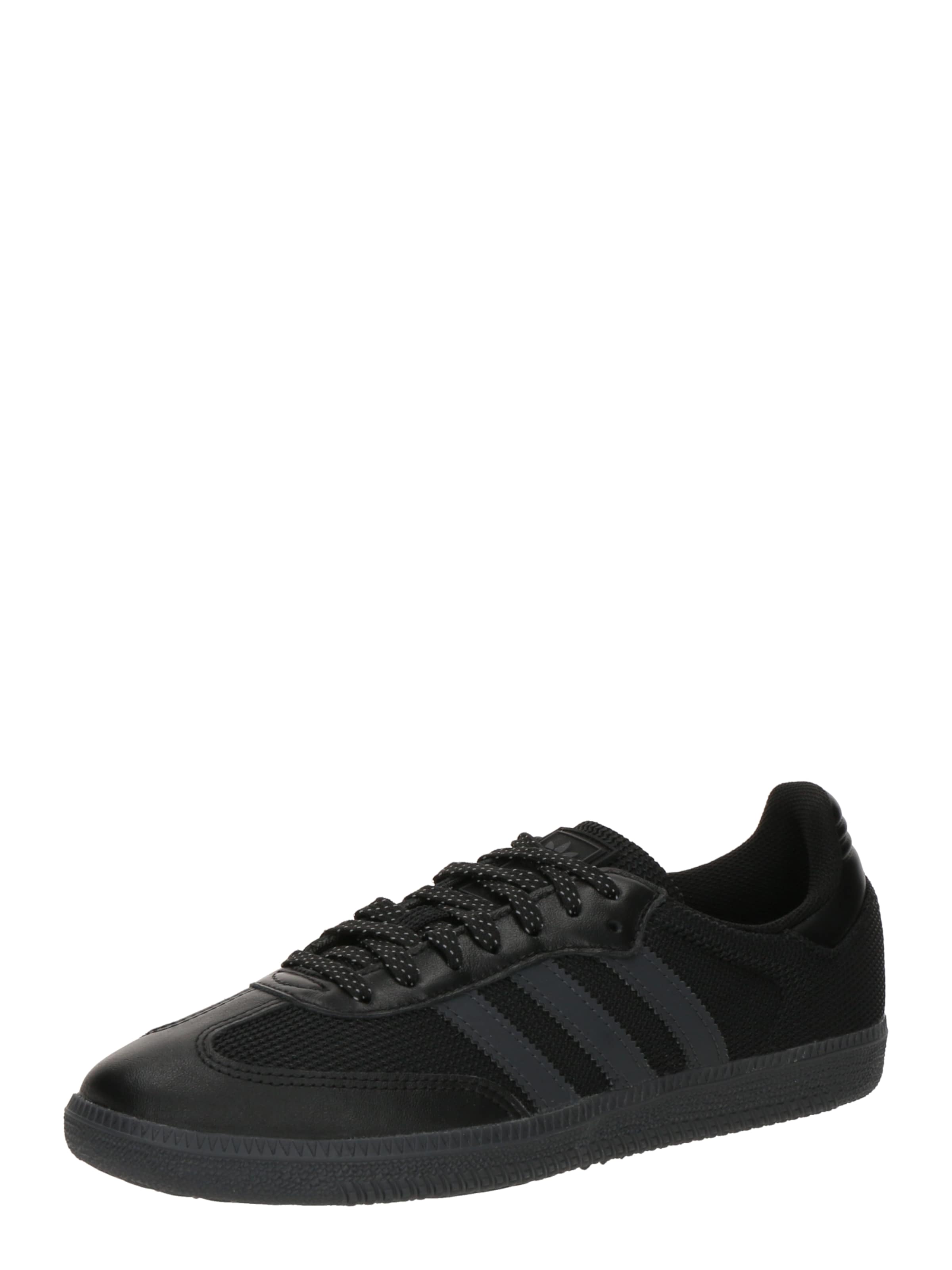 Baskets basses 'SAMBA' ADIDAS ORIGINALS en noir : devant