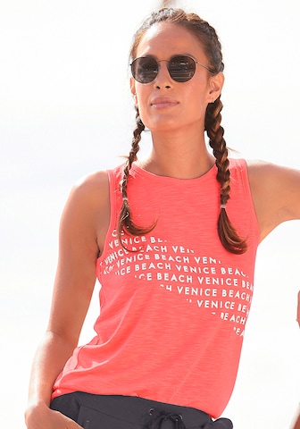 VENICE BEACH Top in Oranje: voorkant