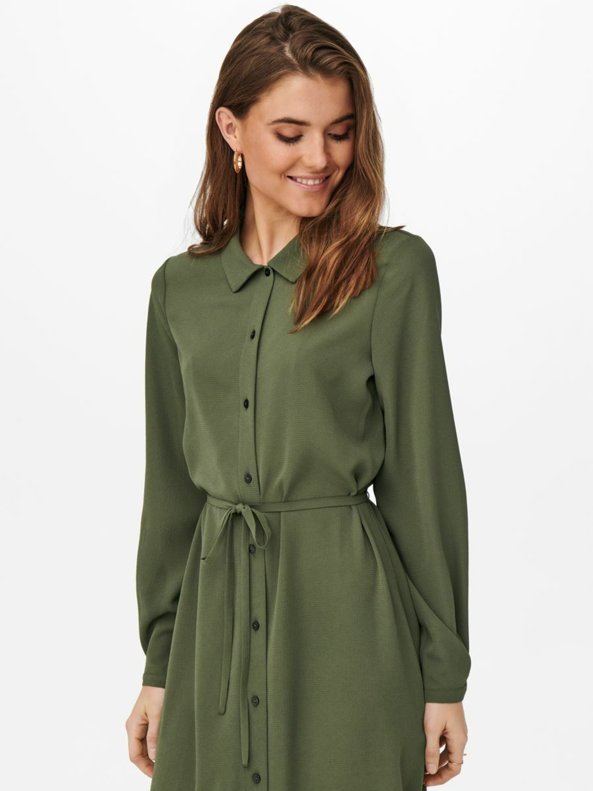 Vêtements Robe-chemise ONLY en Vert 