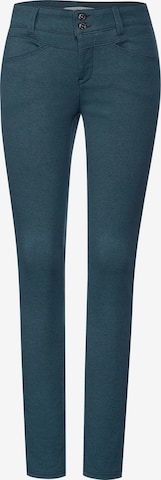 STREET ONE Slim fit Pants in Blue: front