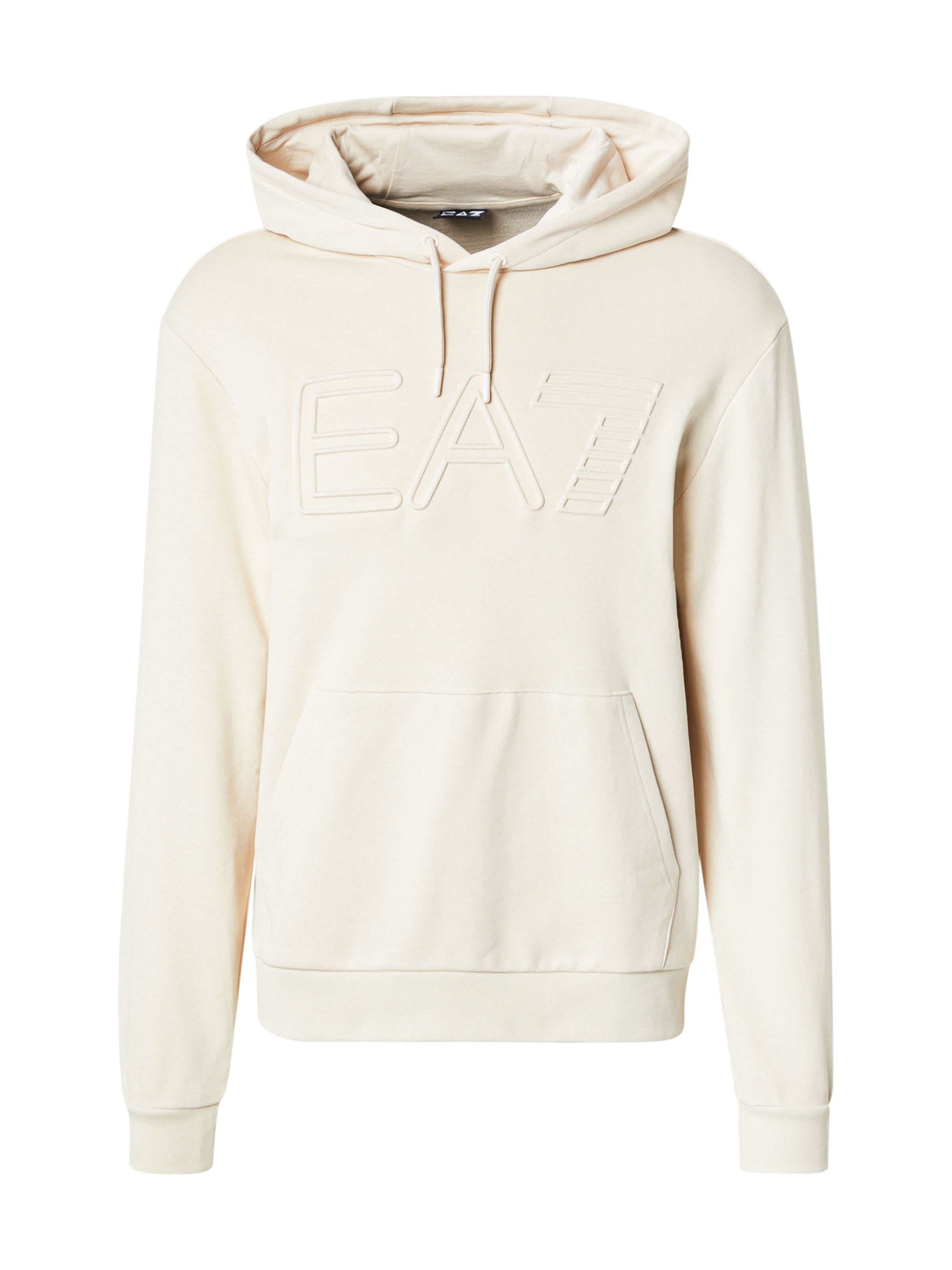 EA7 Emporio Armani Sweatshirt i beige: forside