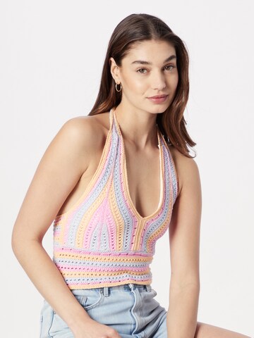 HOLLISTER Knitted Top in Mixed colors: front