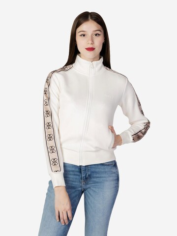 Giacca di felpa 'BRITNEY FULL ZIP V2YQ16 KB3P2' di GUESS in bianco: frontale