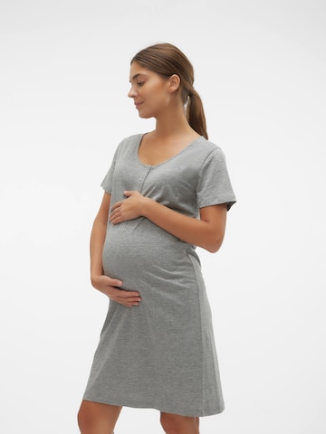 MAMALICIOUS Nightgown 'Mira' in Grey: front