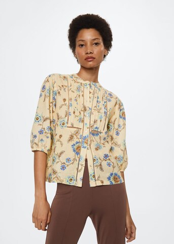 MANGO Bluse 'Vanesa' i beige: forside