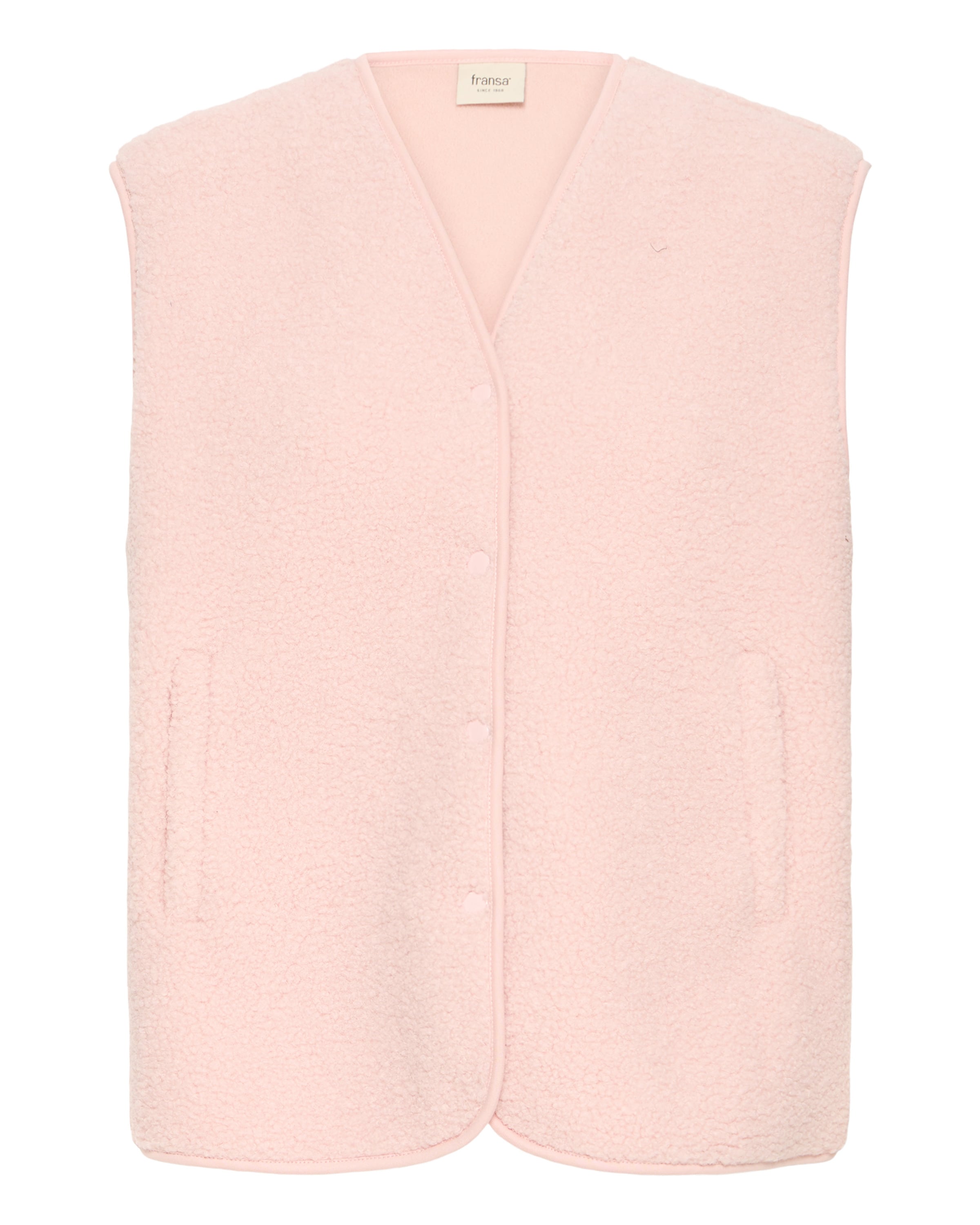 Fransa Bodywarmer 'FRGwynne' in Roze: voorkant