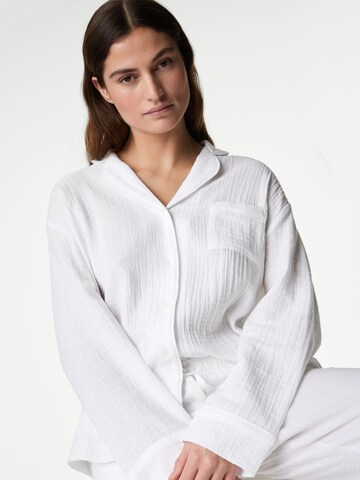 Marks & Spencer Pyjama in Wit