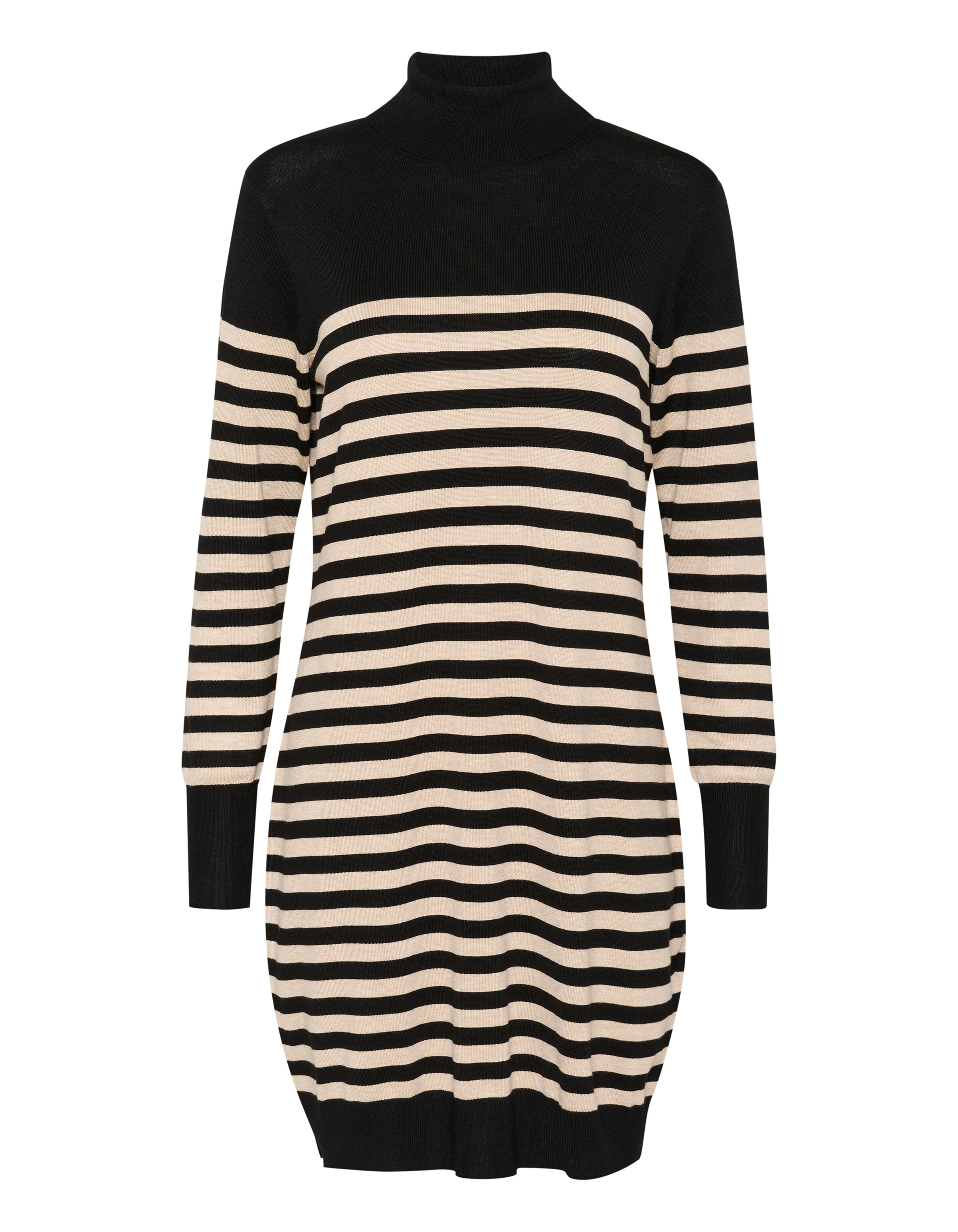 Kaffe Strikkjole 'Astrid' i sort: forside