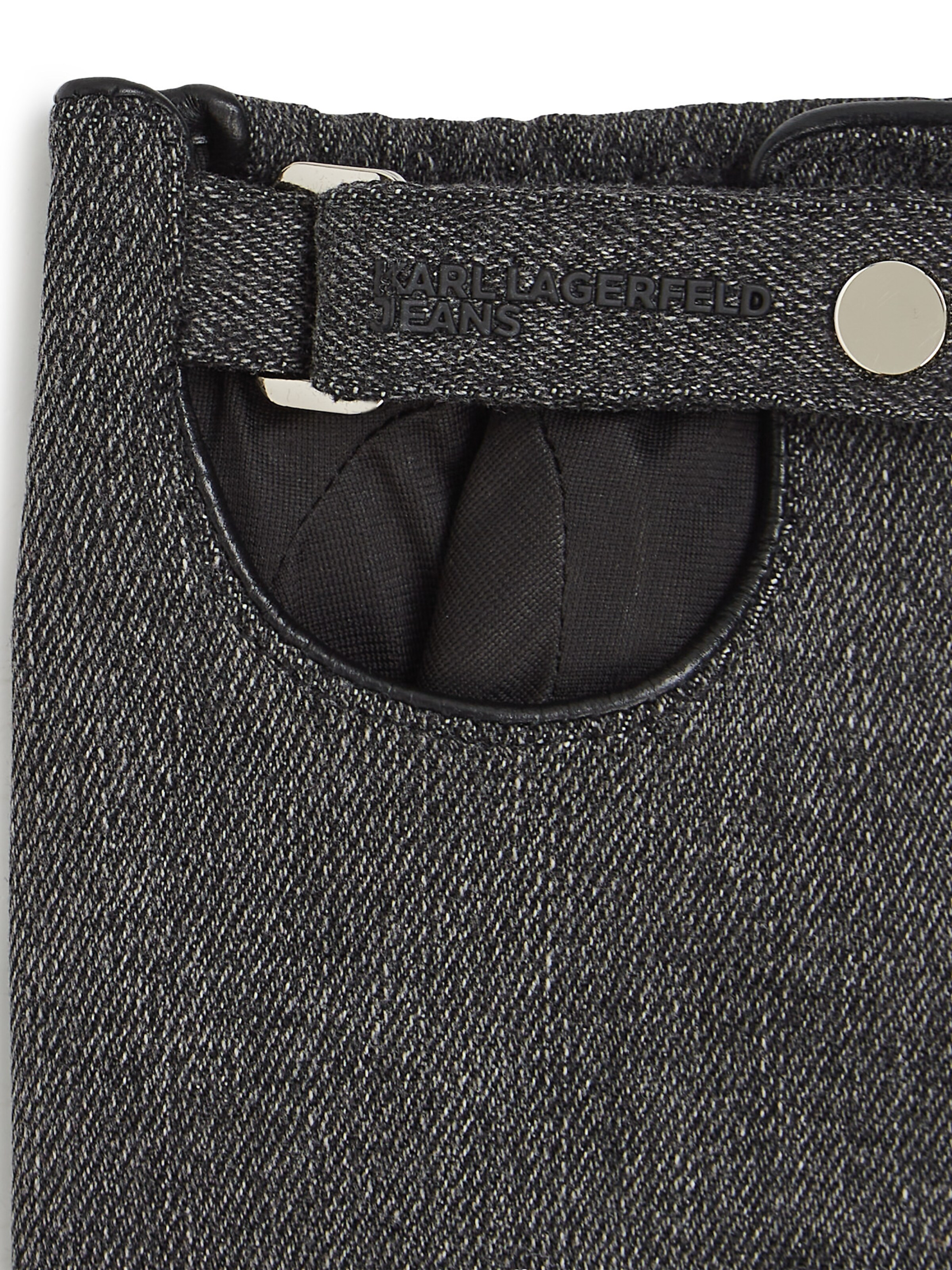 KARL LAGERFELD JEANS - Guantes sin dedos en negro