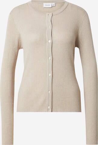 VILA Cardigan 'ABELLA' i beige: forside