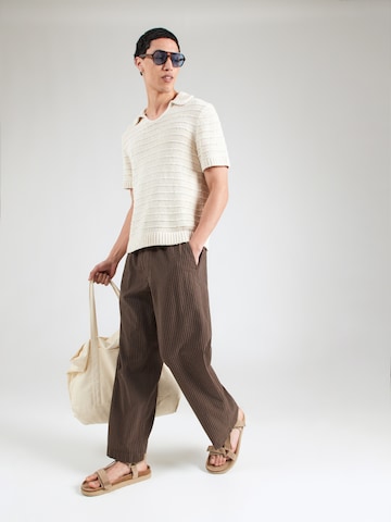 Abercrombie & Fitch Pulover 'May4 Rafia Breedy' | bež barva